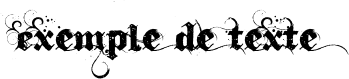 Image preview of font Ithornët