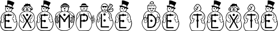 Image preview of font JFSnowbiz