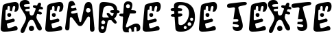 Image preview of font Kablammo