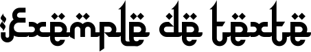 Image preview of font Kahfi
