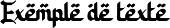 Image preview of font Kahlil