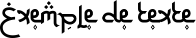 Image preview of font Ketupat