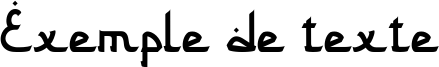 Image preview of font Khalid