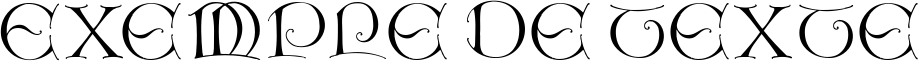 Image preview of font LightUnciale
