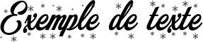 Image preview of font Merry Christmas Star
