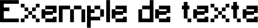 Image preview of font Minecraft