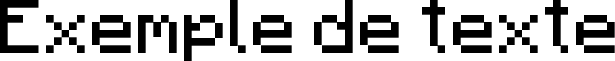 Image preview of font Minecraftia
