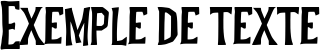 Image preview of font Monstafaller