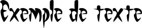 Image preview of font Monsterious