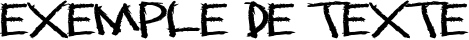 Image preview of font MonsterSlash