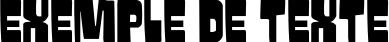 Image preview of font Movie Monster Expanded Italic