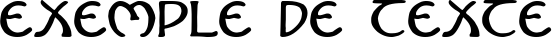 Image preview of font Nouveau Uncial Caps
