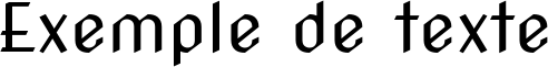 Image preview of font Nova Cut