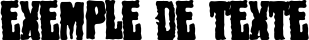 Image preview of font Pantano Gipsy