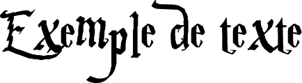 Image preview of font Parry Hotter