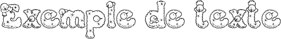 Image preview of font PC Snowballs