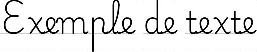 Image preview of font Playwrite PT Guides