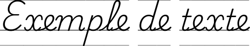 Image preview of font Playwrite TZ Guides