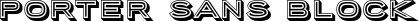 Porter Sans Block