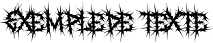 Image preview of font ROSE THORNS