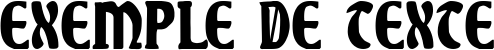 Image preview of font Sable Lion