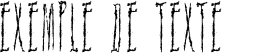Image preview of font Scar Bleed