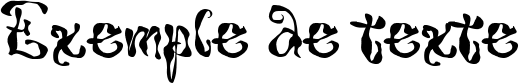 Image preview of font Scary Indigo