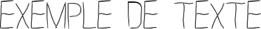 Image preview of font Scarythin St