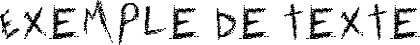 Image preview of font Scratch Regular