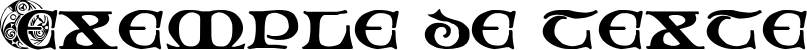 Image preview of font Spiral Initials