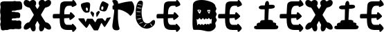 Image preview of font Spooky Market