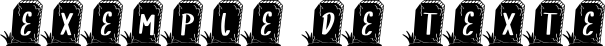 Image preview of font SPOOKY TOMB