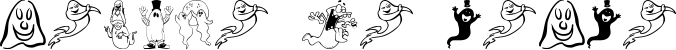 Image preview of font Spooky