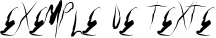 Image preview of font UniversalFreaky