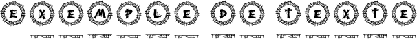 Image preview of font Webi Halloween Monogram
