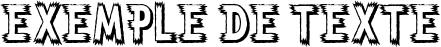 Image preview of font Weird