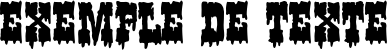 Image preview of font Western Nightmare