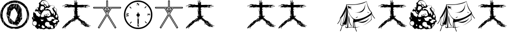 Image preview of font WitchDings