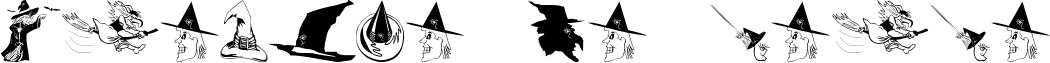 Image preview of font WitchesStuff
