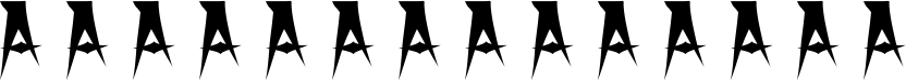 Image preview of font X Horror X