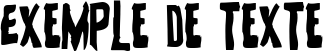 Image preview of font Zakenstein Expanded