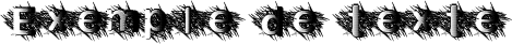 Image preview of font ZombieScratch